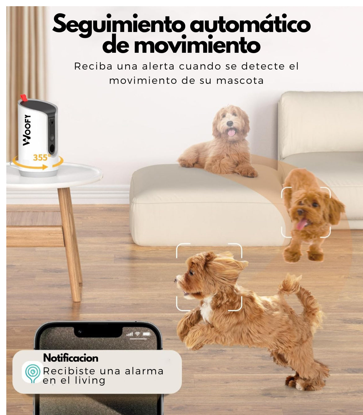 Woofy - Cámara Inteligente para Mantenerte Cerca de Tu Mascota