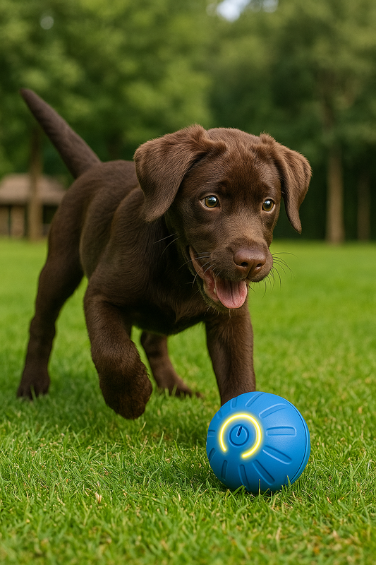 Pelota Inteligente para Mascotas con Movimiento Autónomo