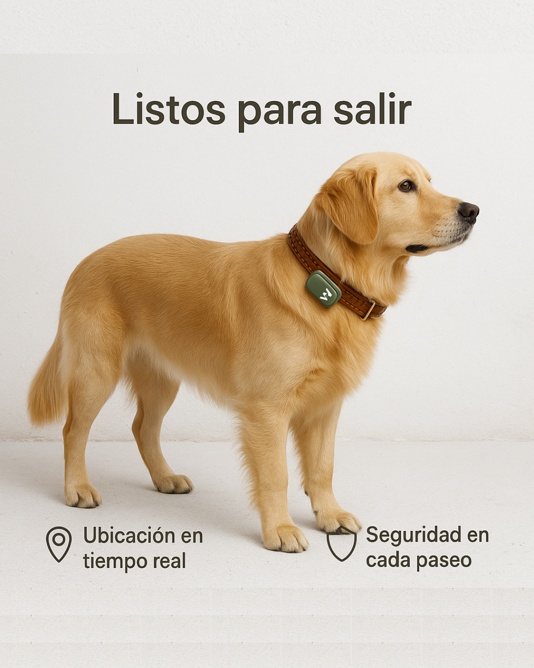Woofy Go - Rastreador GPS Inteligente para Mascotas