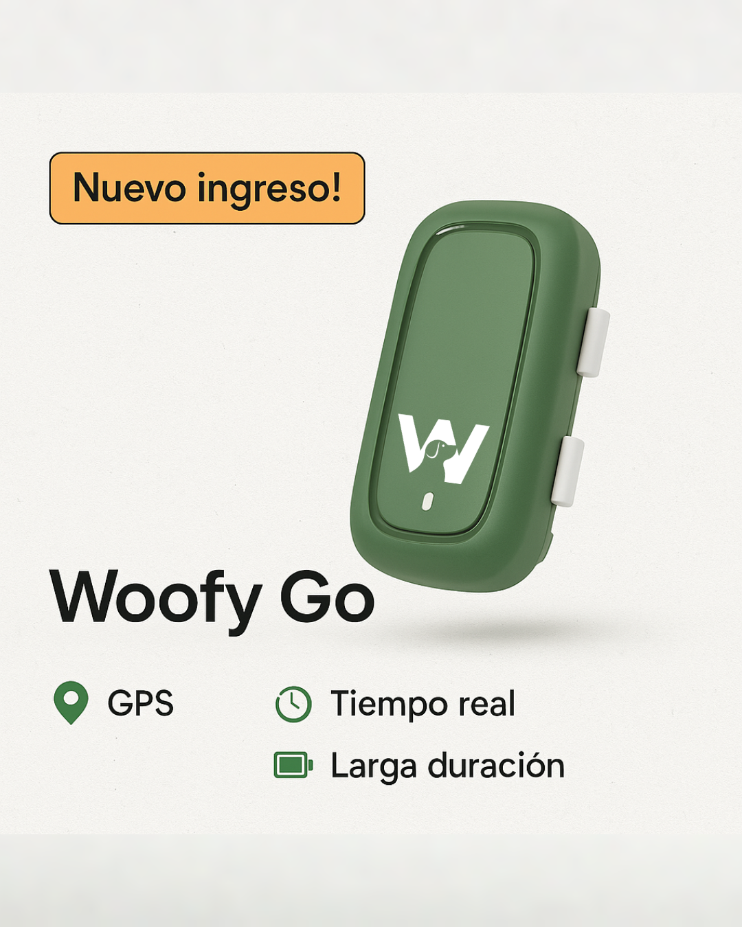Woofy Go - Rastreador GPS Inteligente para Mascotas