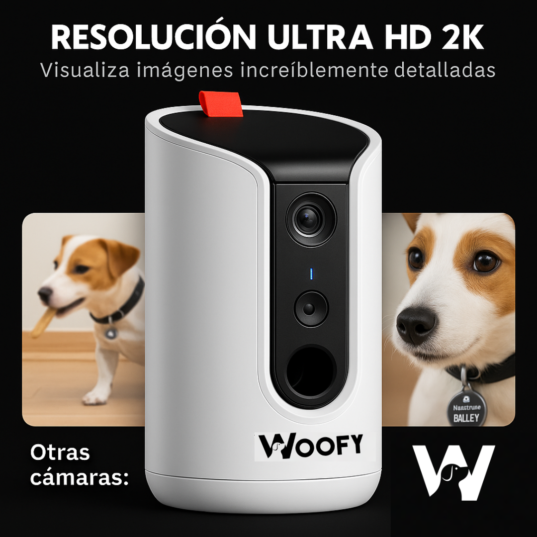 Woofy - La mejor cámara para mascotas del mundo.