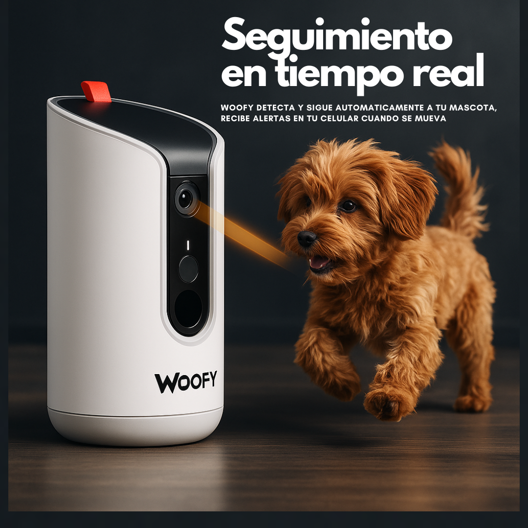 Woofy - La mejor cámara para mascotas del mundo.