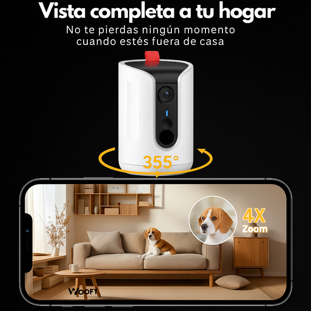 Woofy - La mejor cámara para mascotas del mundo.